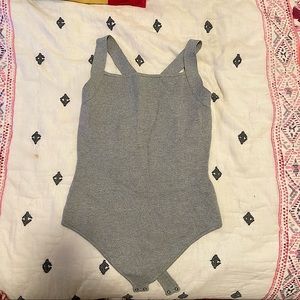 Abercrombie & Fitch Knit Cross Back Body Suit WITH TAGS